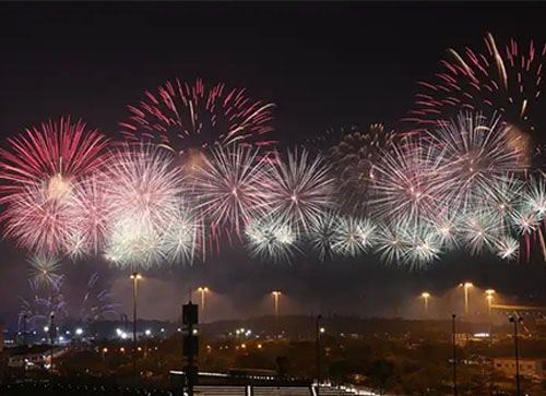 平阳县焰火晚会